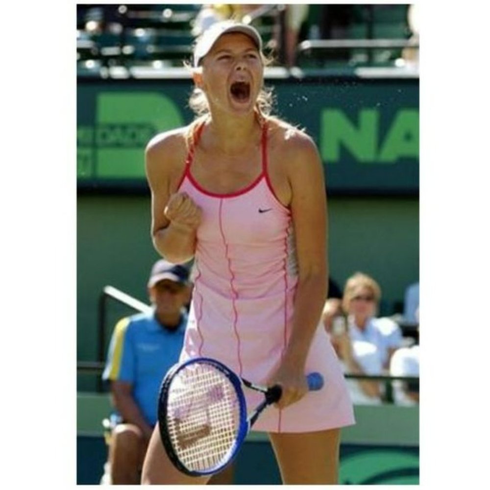Nwt Nike Tennis Dress w/ Bra Pleated Skirt Pink White S Small - Picture 10 of 15